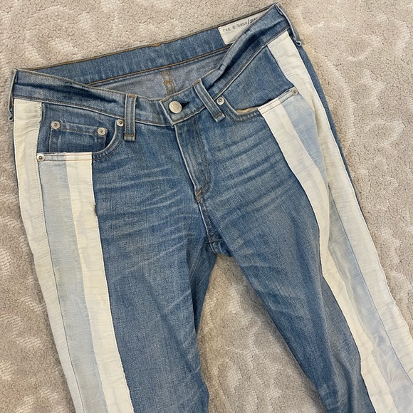 Rag & bone heads 26 zipper pants women’s straight skinny relay - Picture 5 of 7